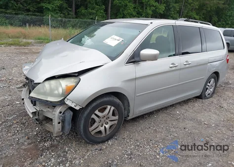 2005 Honda Odyssey Ex-L из США, поврежденный, VIN 5FNRL38765B079913